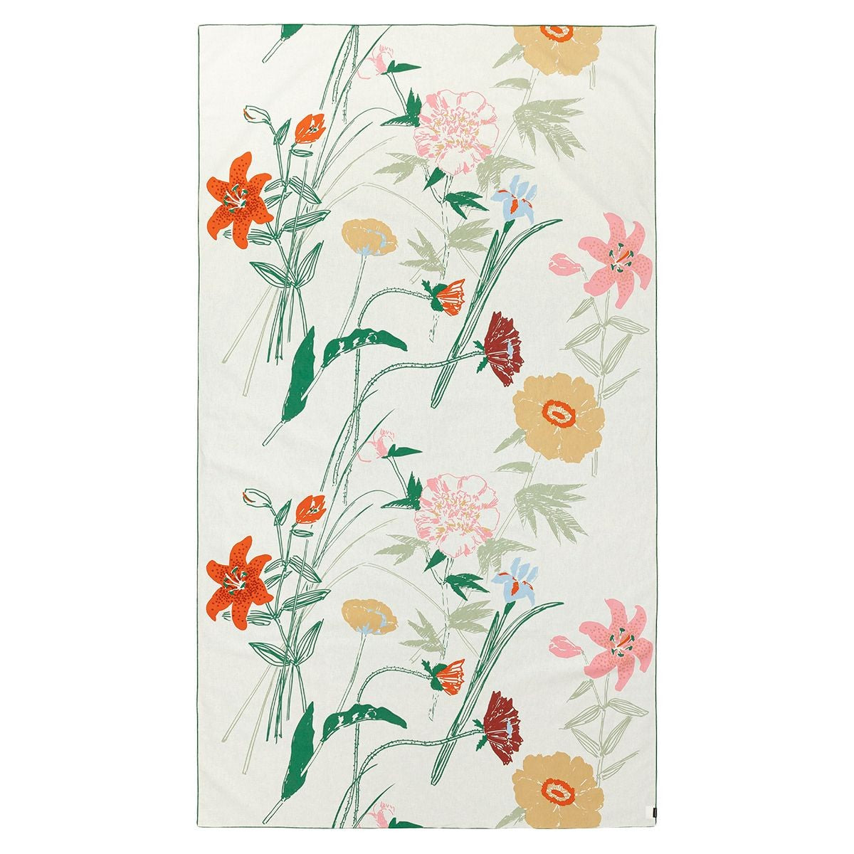 Marimekko Puutarhakutsut White / Green / Orange Tablecloth