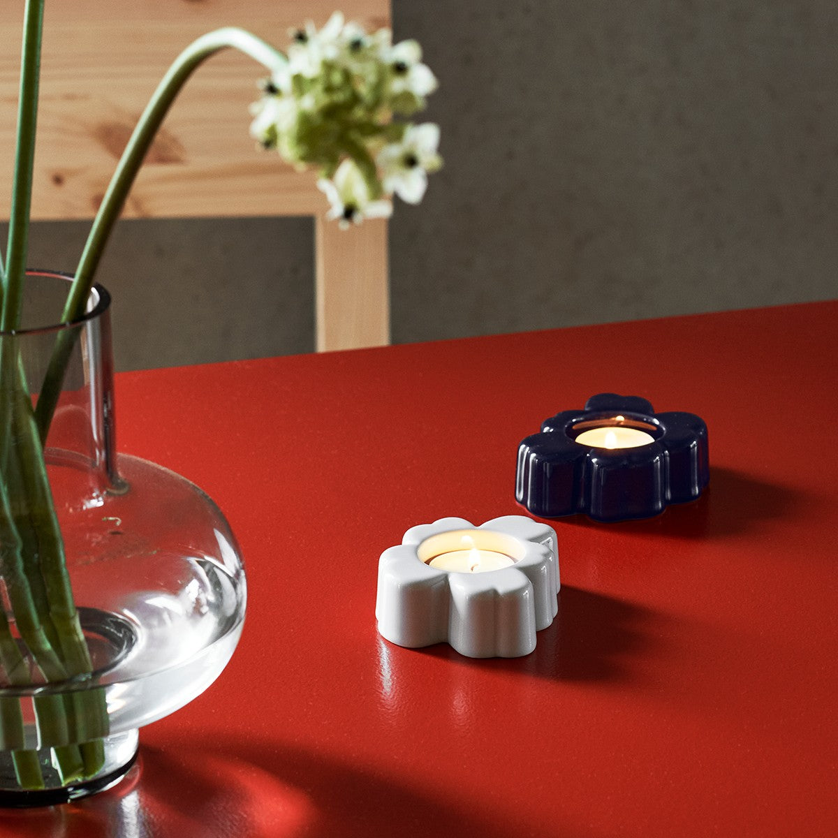 Marimekko Umpu Misty gray Vase