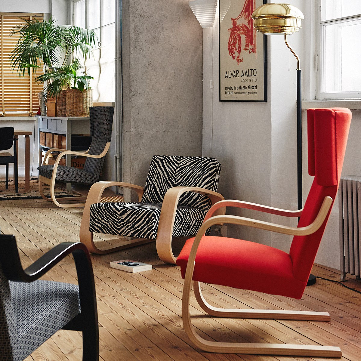 Artek Alvar Aalto 401 Chair - Upholstered