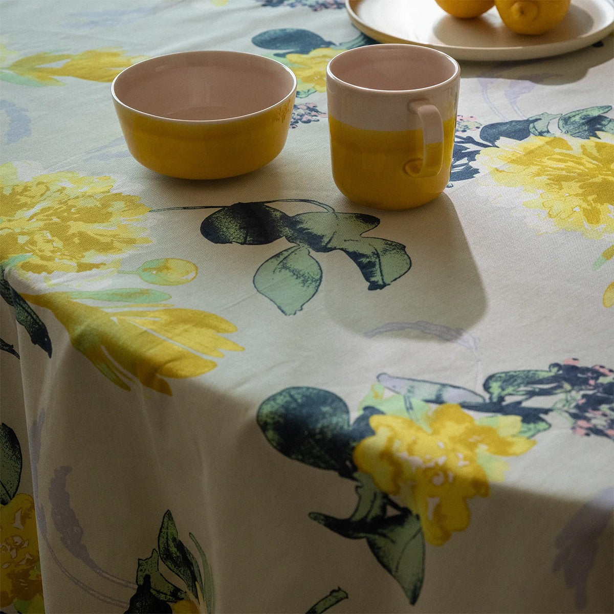 Pentik Huvila Yellow / Green Table Runner