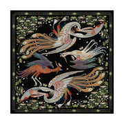 Klaus Haapaniemi Firebird Black Silk Scarf