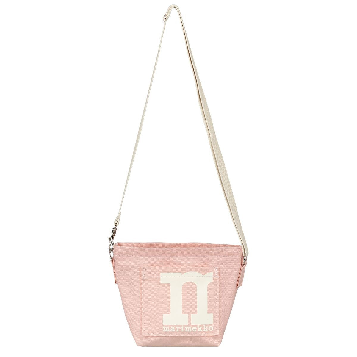 Marimekko Solid Light Pink / Off White Mono Mini Crossbody Bag