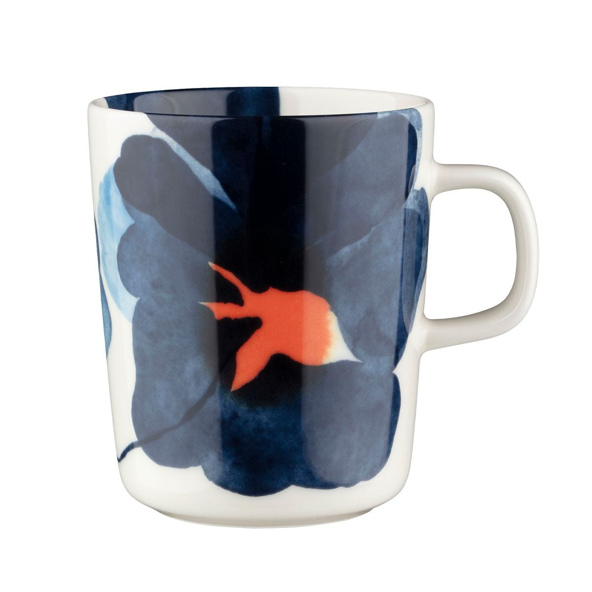 Marimekko Valssi Blue / Orange / White Mug