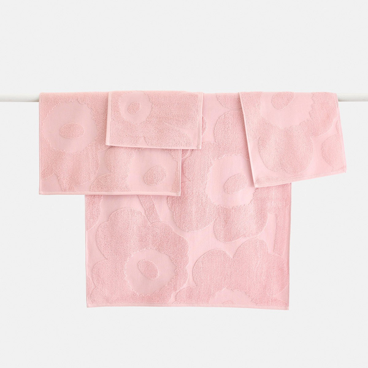 Marimekko Unikko Powder Pink Guest Towel