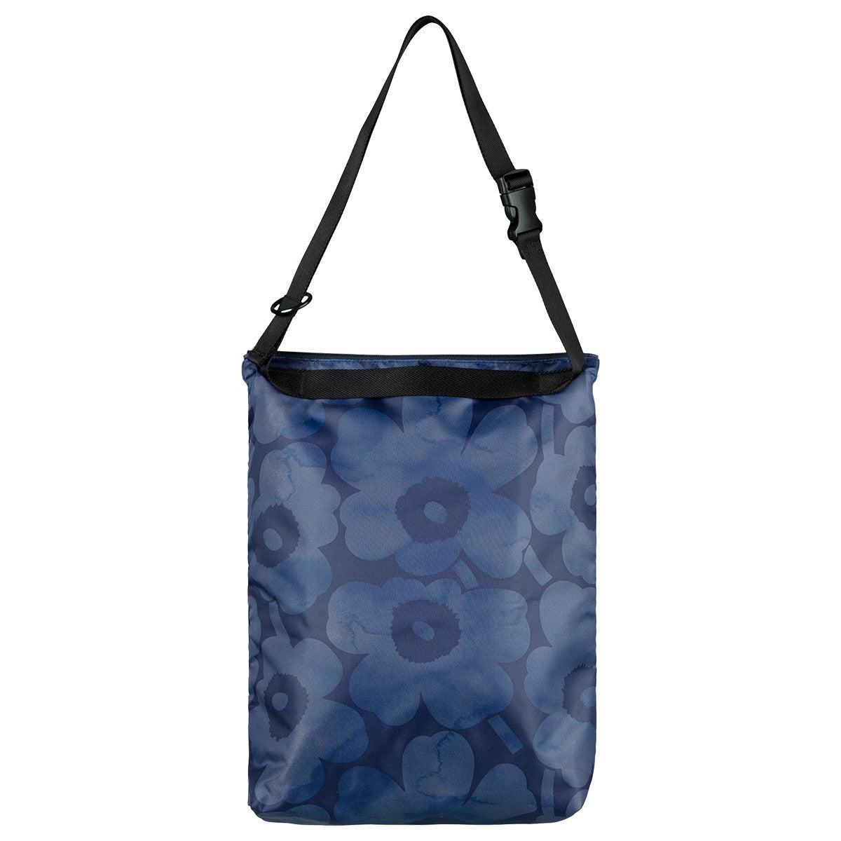 Marimekko Unikko Dark Blue Medium Neat Crossbody Shoulder Bag