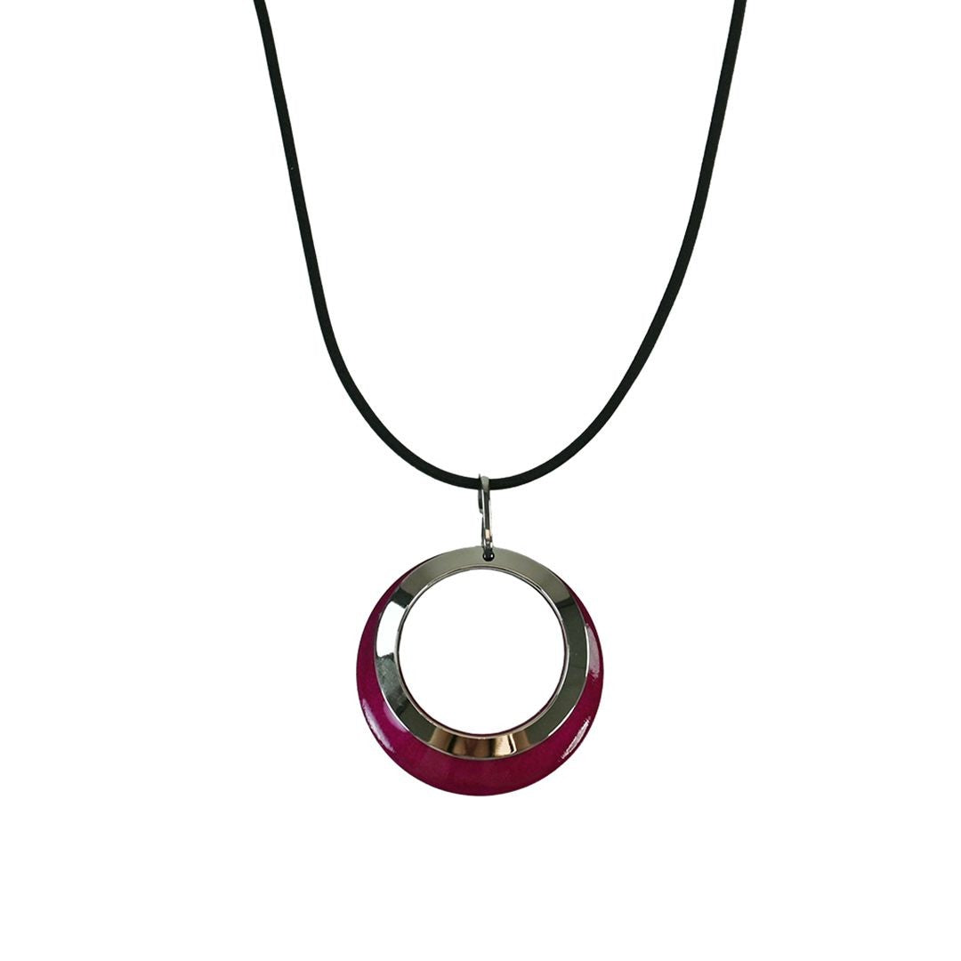 Pohjolan Helmi Duetto Fuchsia Necklace