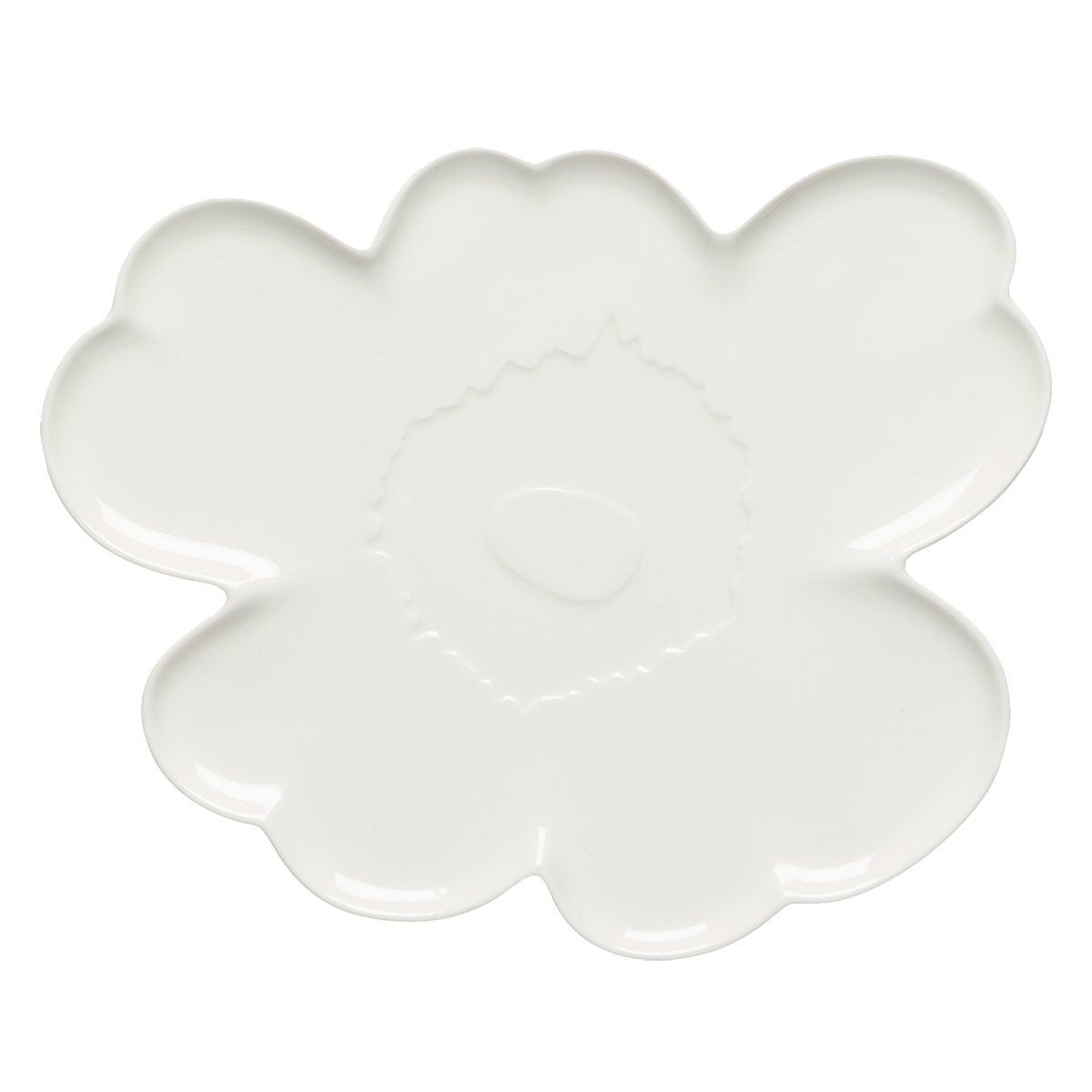Marimekko Unikko White Serving Plate - Anniversary Edition