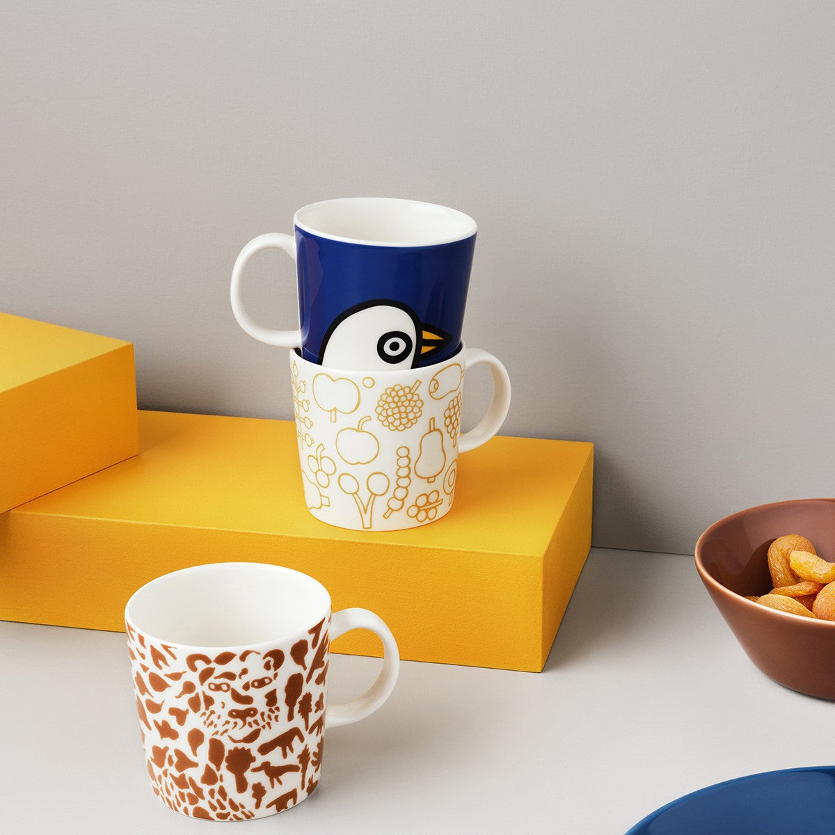 iittala Toikka Frutta White / Yellow Mug