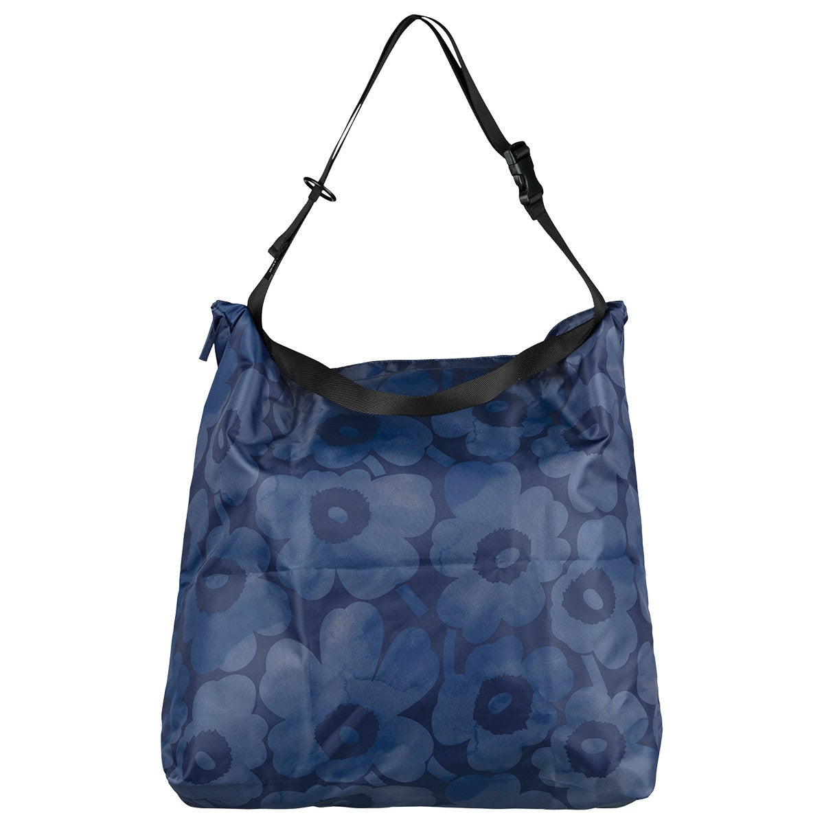 Marimekko Unikko Dark Blue Large Neat Crossbody Shoulder Bag