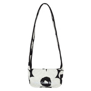 Marimekko Unikko Black / White Mini Knitted Shoulder Bag