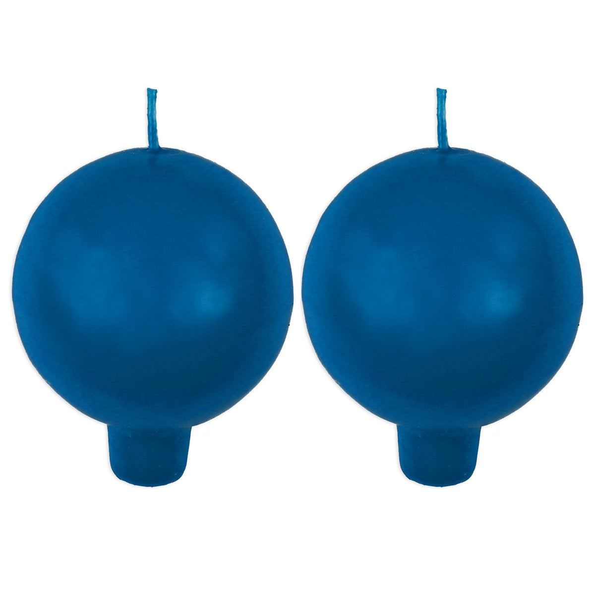 Festivo Blue Ball Candles - Set of 2