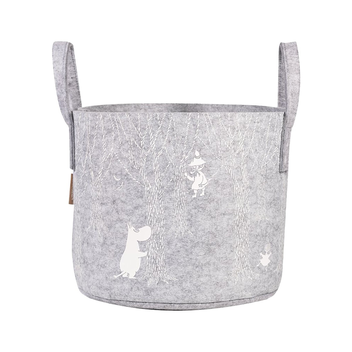 Muurla Moomin in the Woods Grey / White Storage Basket