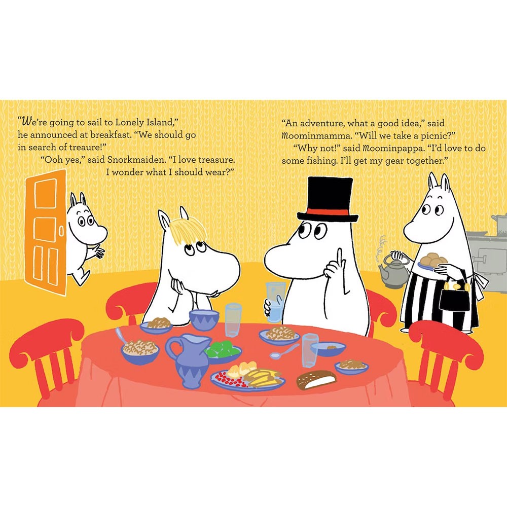 Moomin and the Moonlight Adventure Hardcover Book