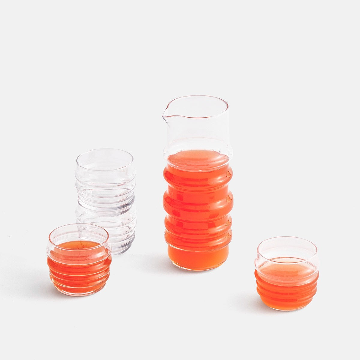 Marimekko Socks Rolled Down Clear Tumblers - Set of 2