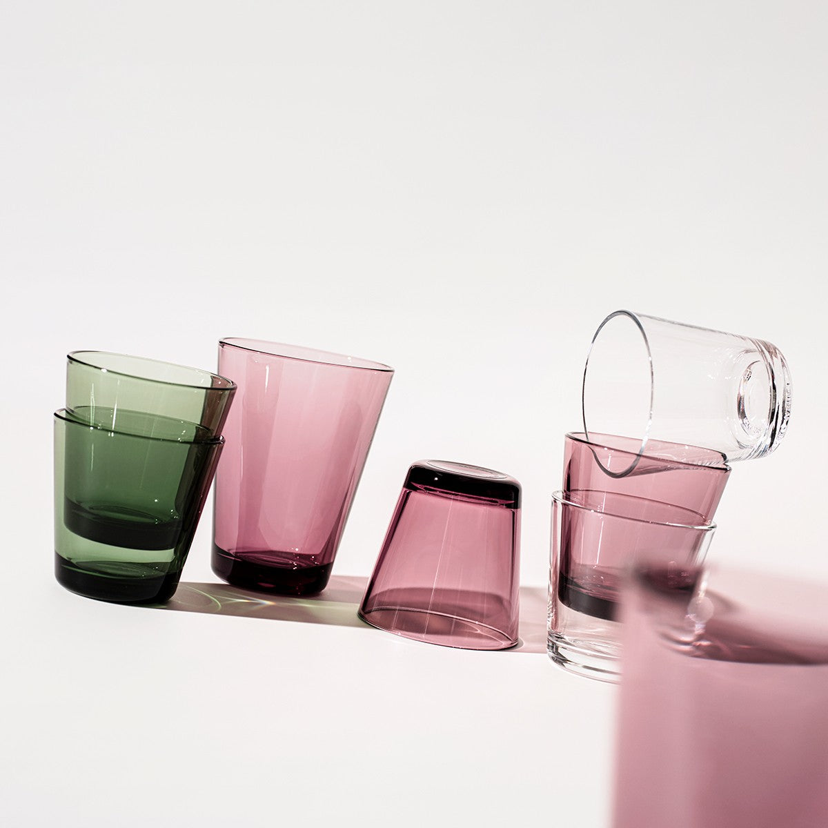 iittala Kartio Pine Green Medium Tumblers - Set of 2