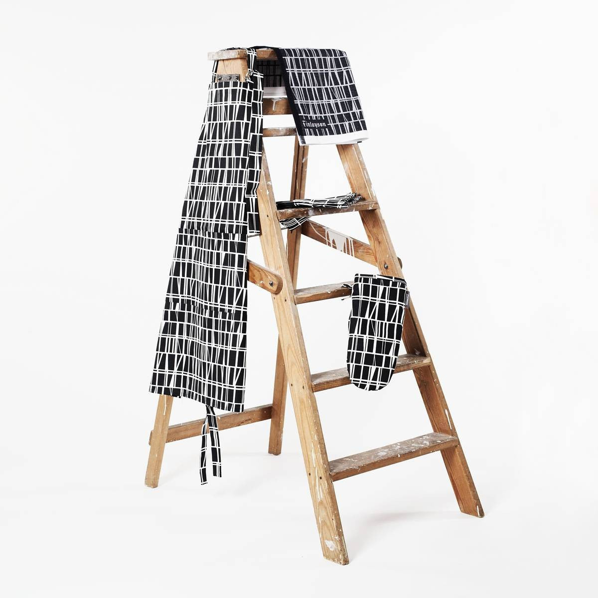 Finlayson Coronna Black Tea Towels Set