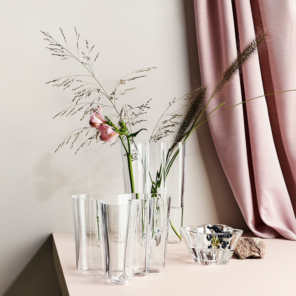 iittala Aalto Finlandia Clear Vase - 10"