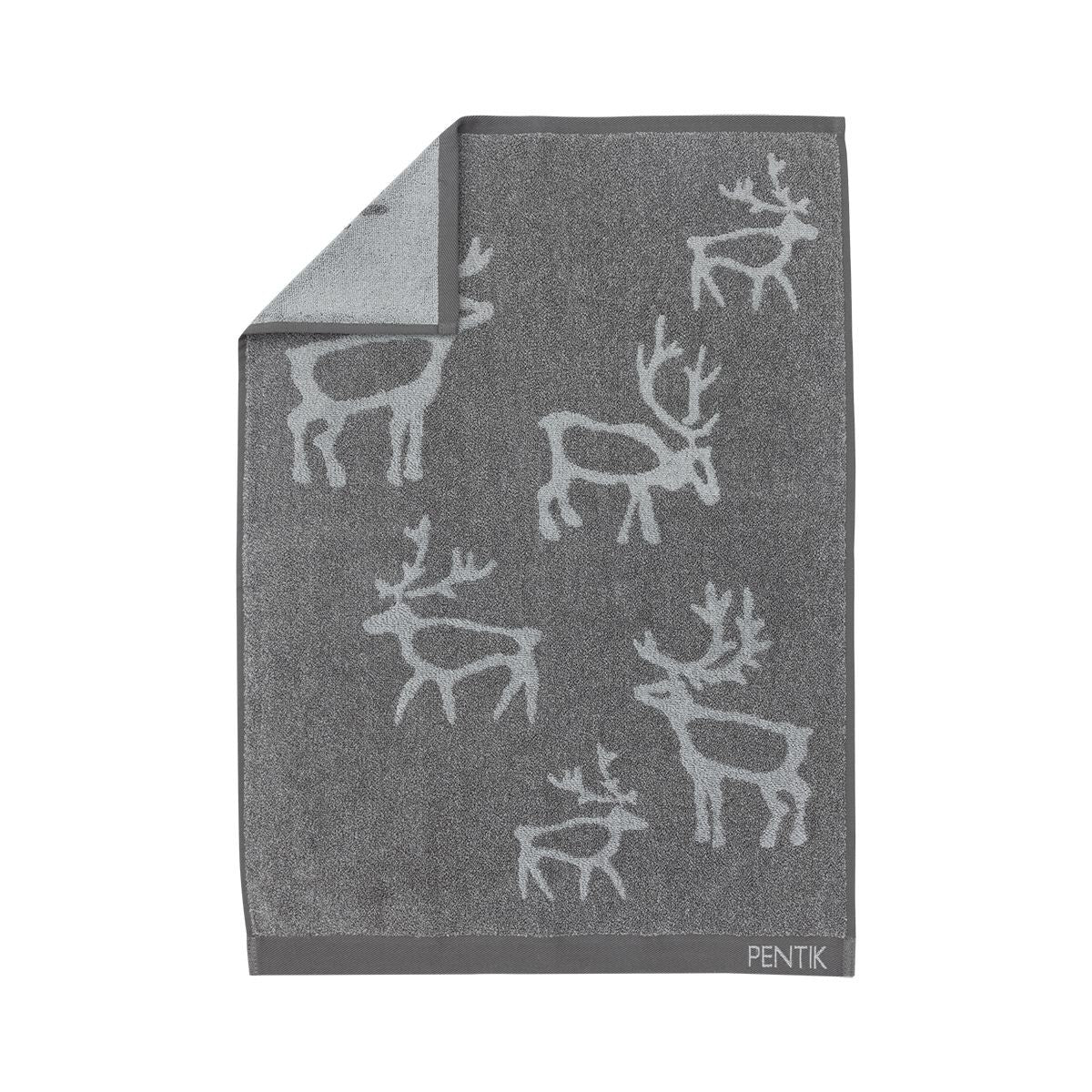 Pentik Saaga Grey Hand Towel