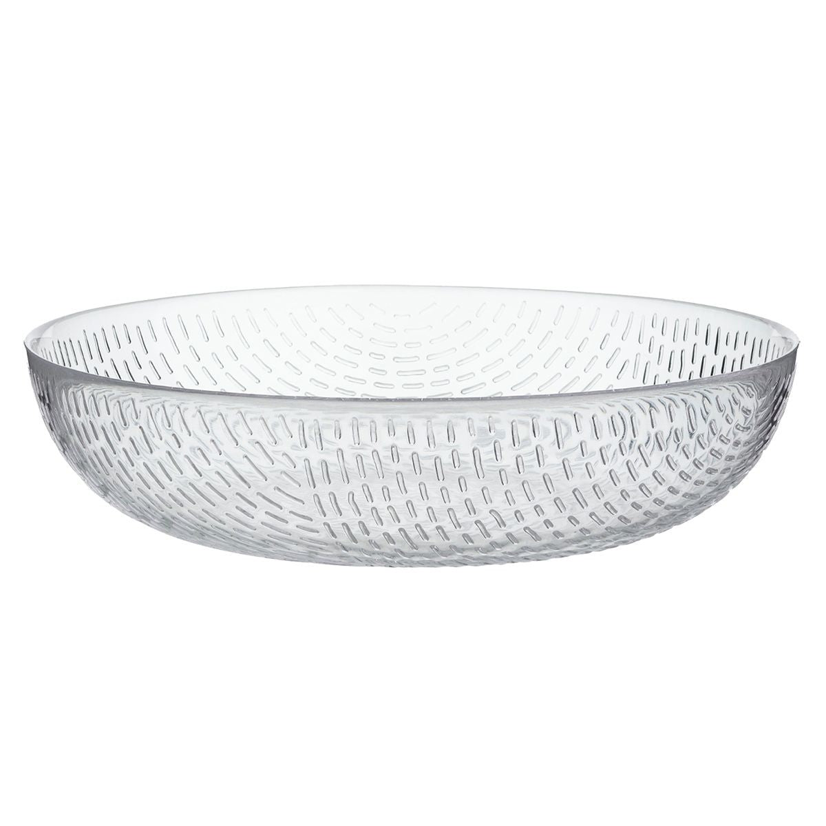 Marimekko Syksy Clear Glass Serving Bowl