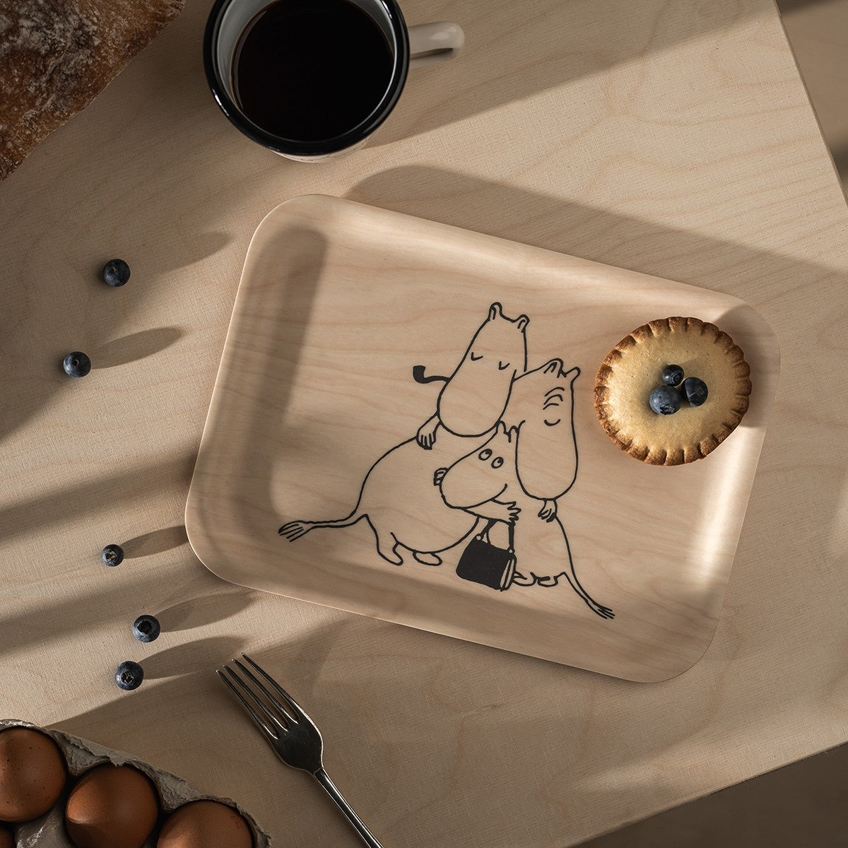 Muurla Moomin 80th Anniversary Hug Tray
