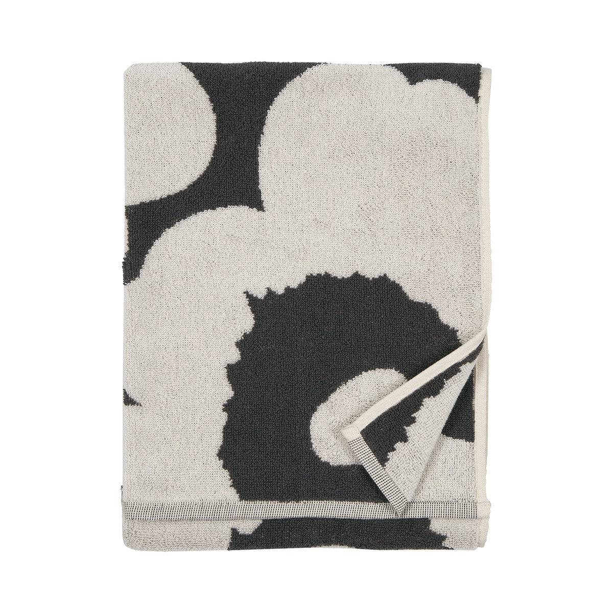 Marimekko Unikko Charcoal / Off White Hand Towel