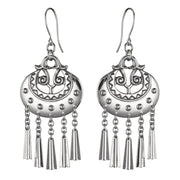 Kalevala Kuutar Moon Goddess Silver Earrings