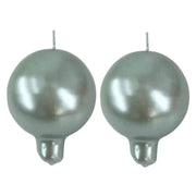 Festivo Metallic Glow Sage Ball Candle - Set of 2