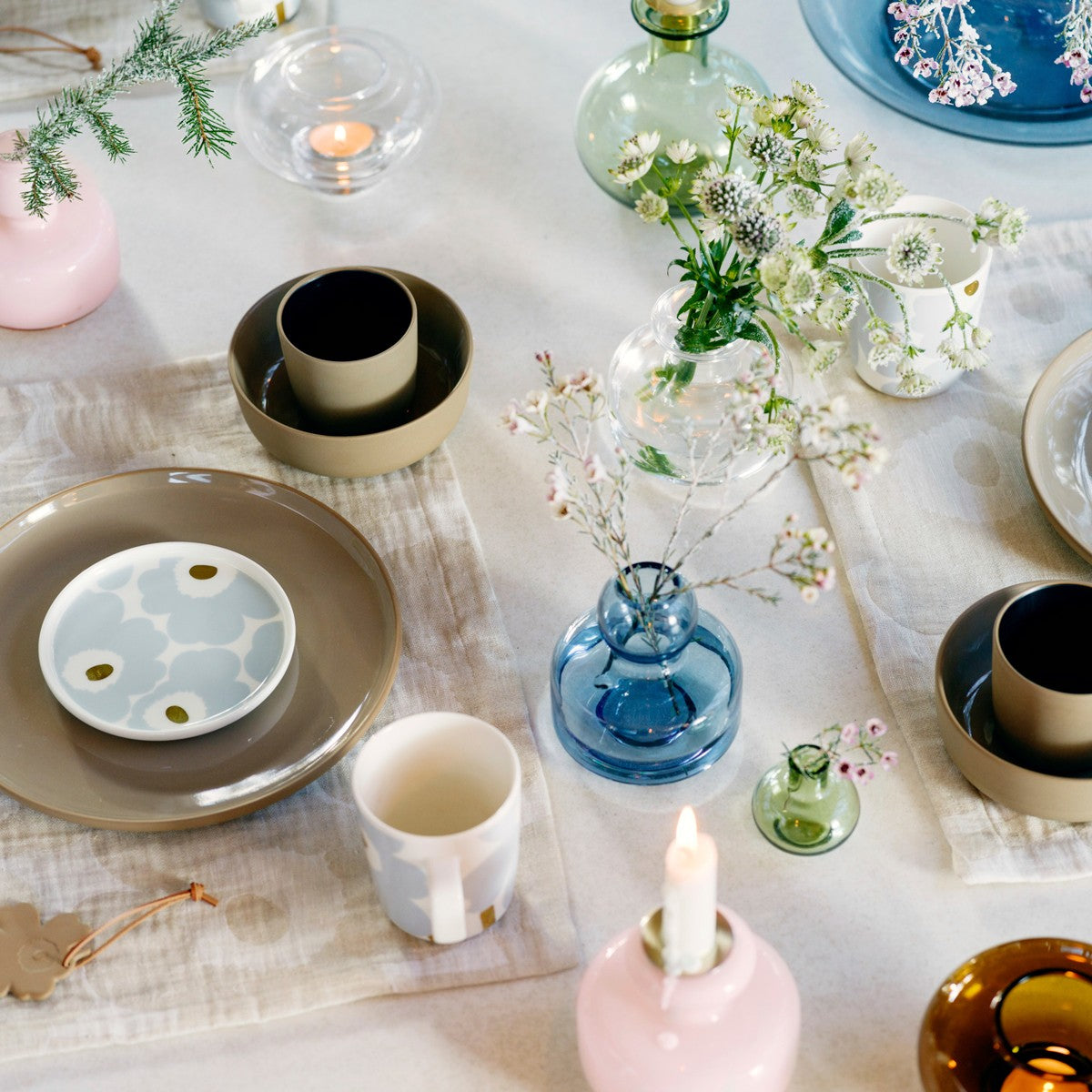 Marimekko Fyr Clear Candle Holder