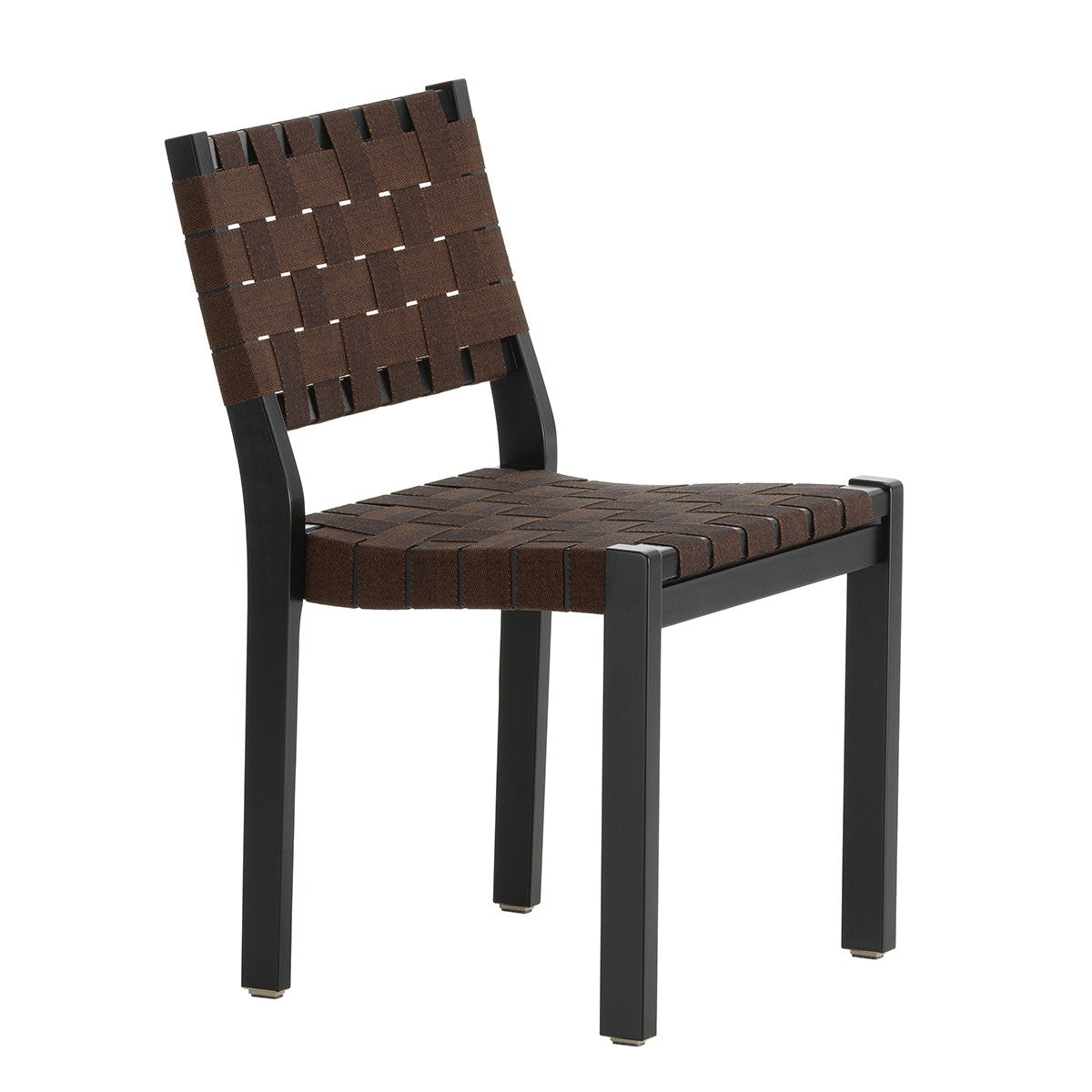 Artek Alvar Aalto 611 Chair - Black Lacquered