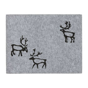 Pentik Saaga Grey / Black Felt Placemat