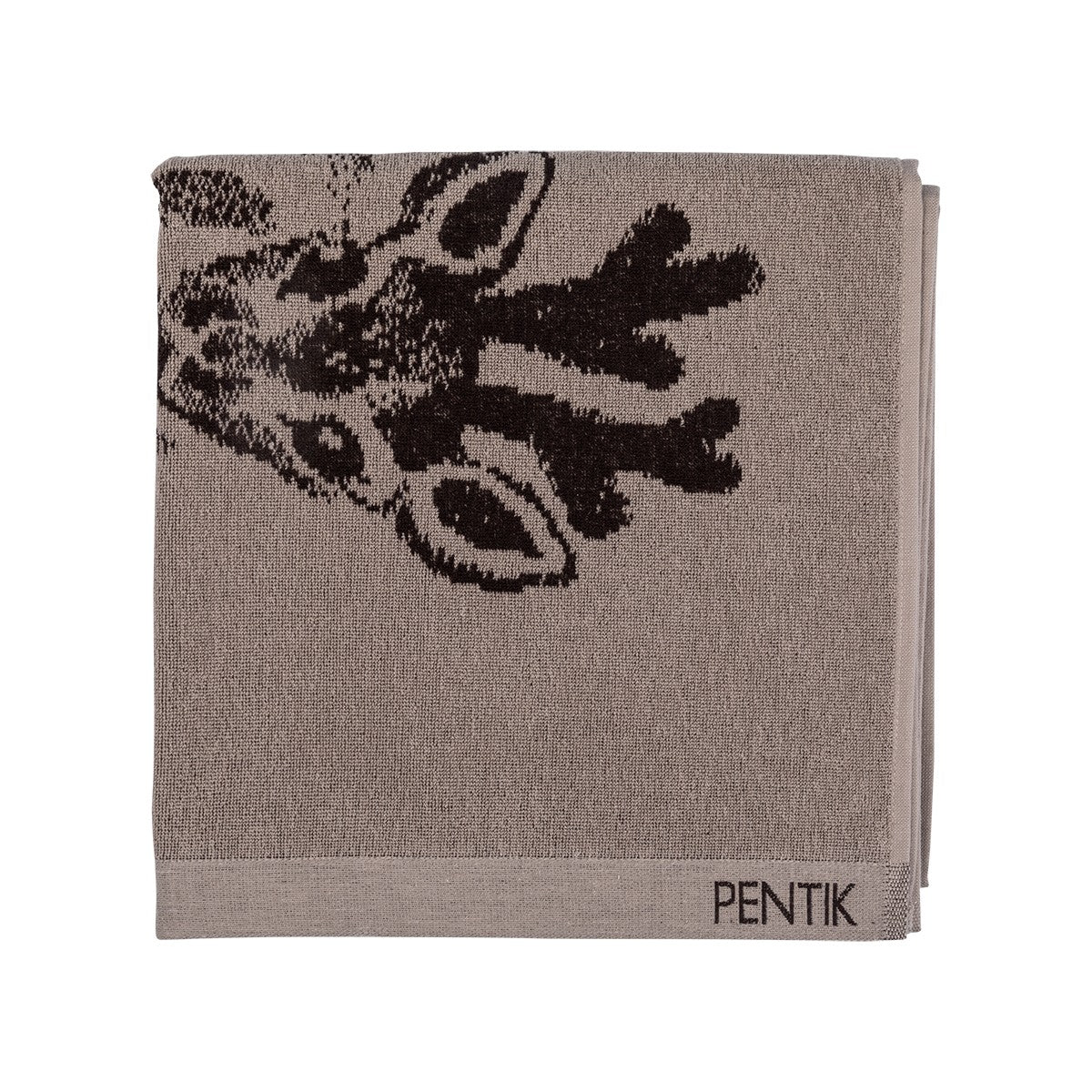 Pentik Vasa Brown Bath Towel