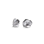 Kalevala Summer Night Rose Silver Earrings - Small