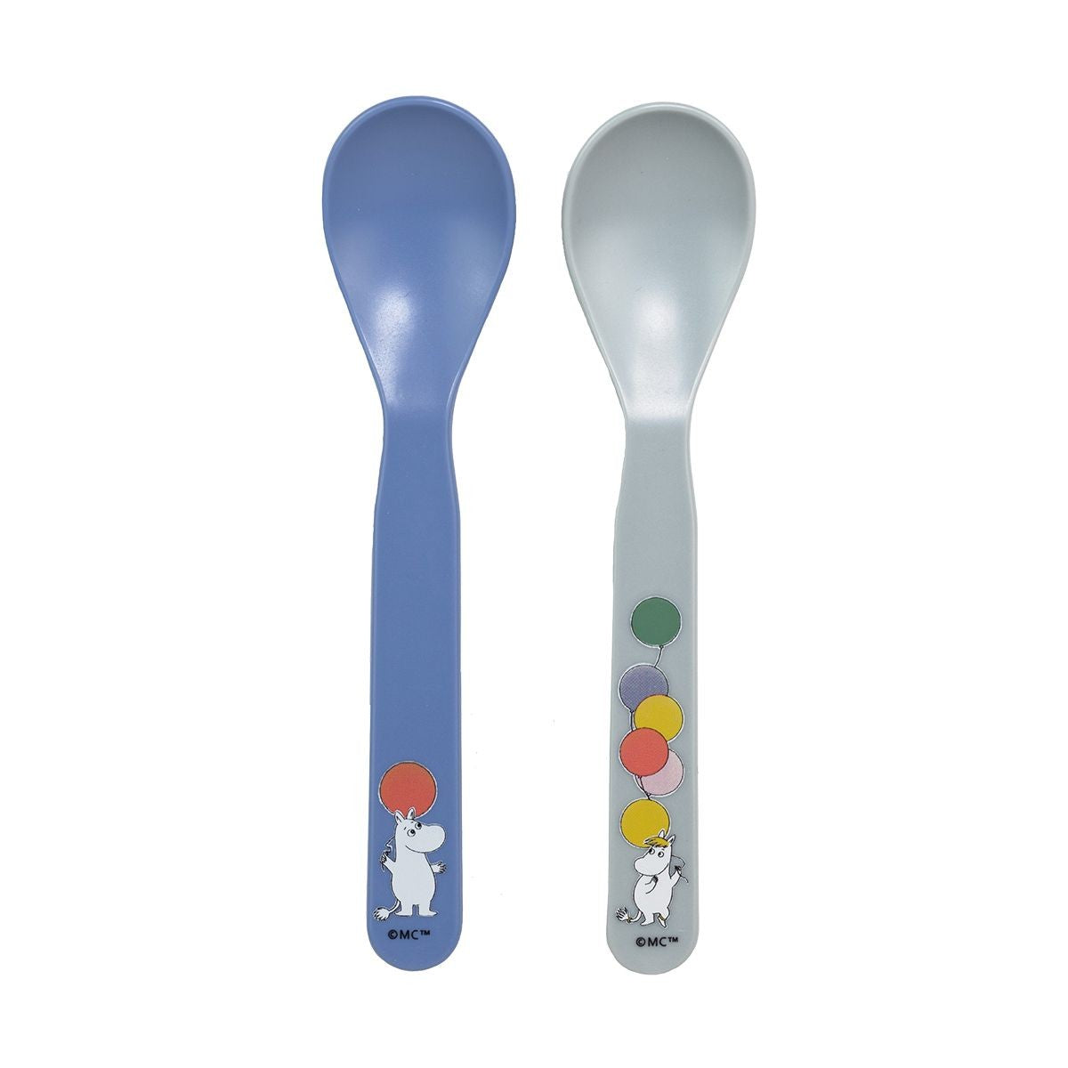 Moomin Festivities Grey / Blue Children's Spoons - Set of 2