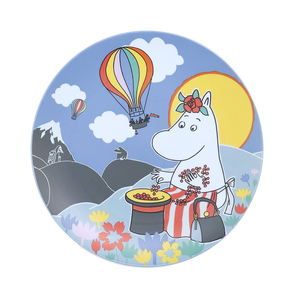 Moomin Festivities Blue / Multi Children's Plate