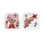 Marimekko Aureate Glow White / Pink / Red Mini Plate Set - 2025 Lunar New Year