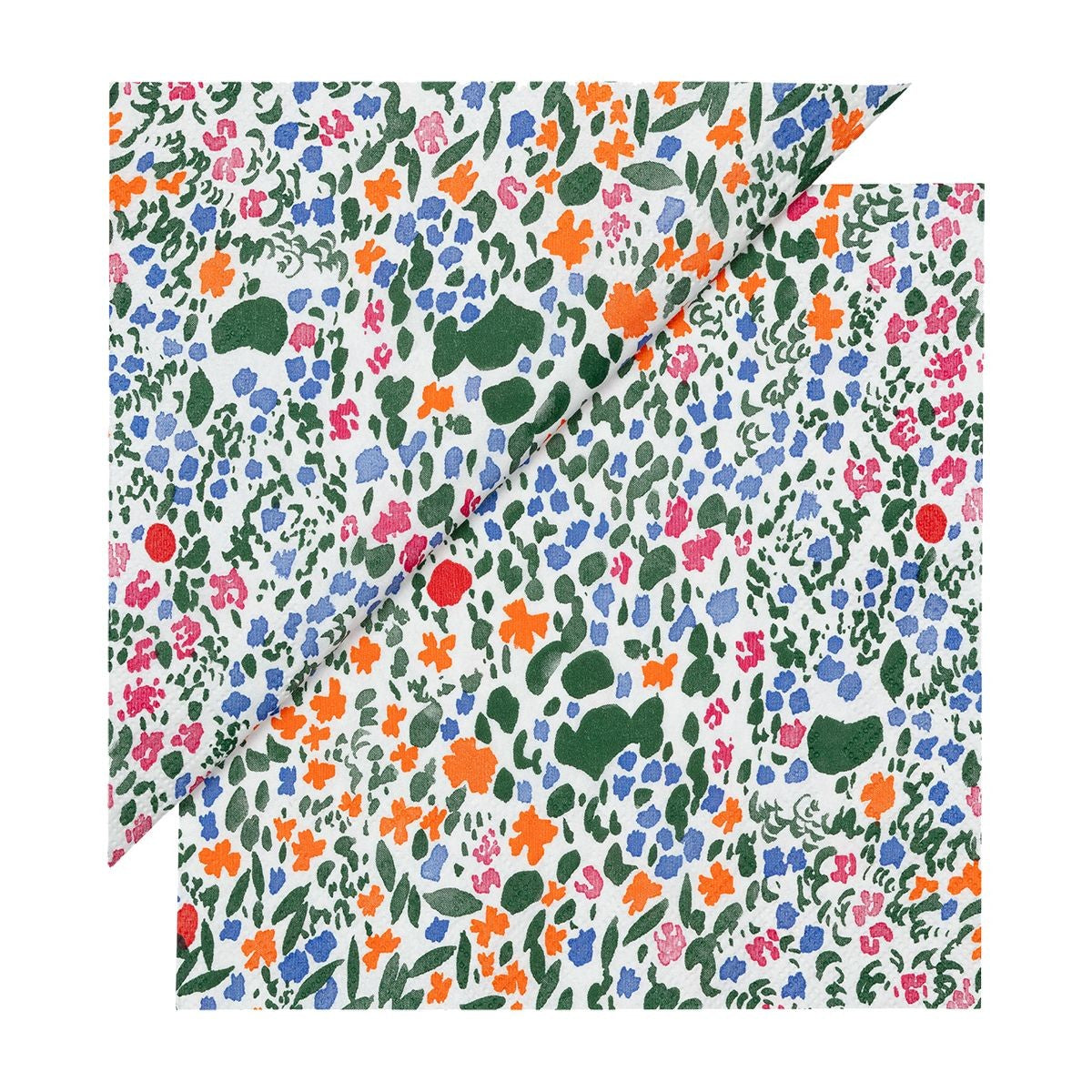 Marimekko Rantaniitty Green / Orange / Multi Lunch Napkins
