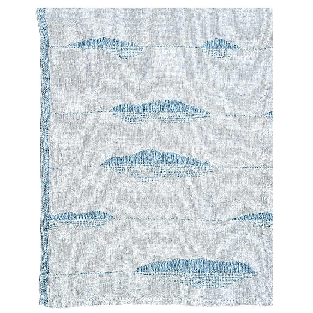 Lapuan Kankurit Merella Rainy Blue / Light Grey Sauna / Bath Towel