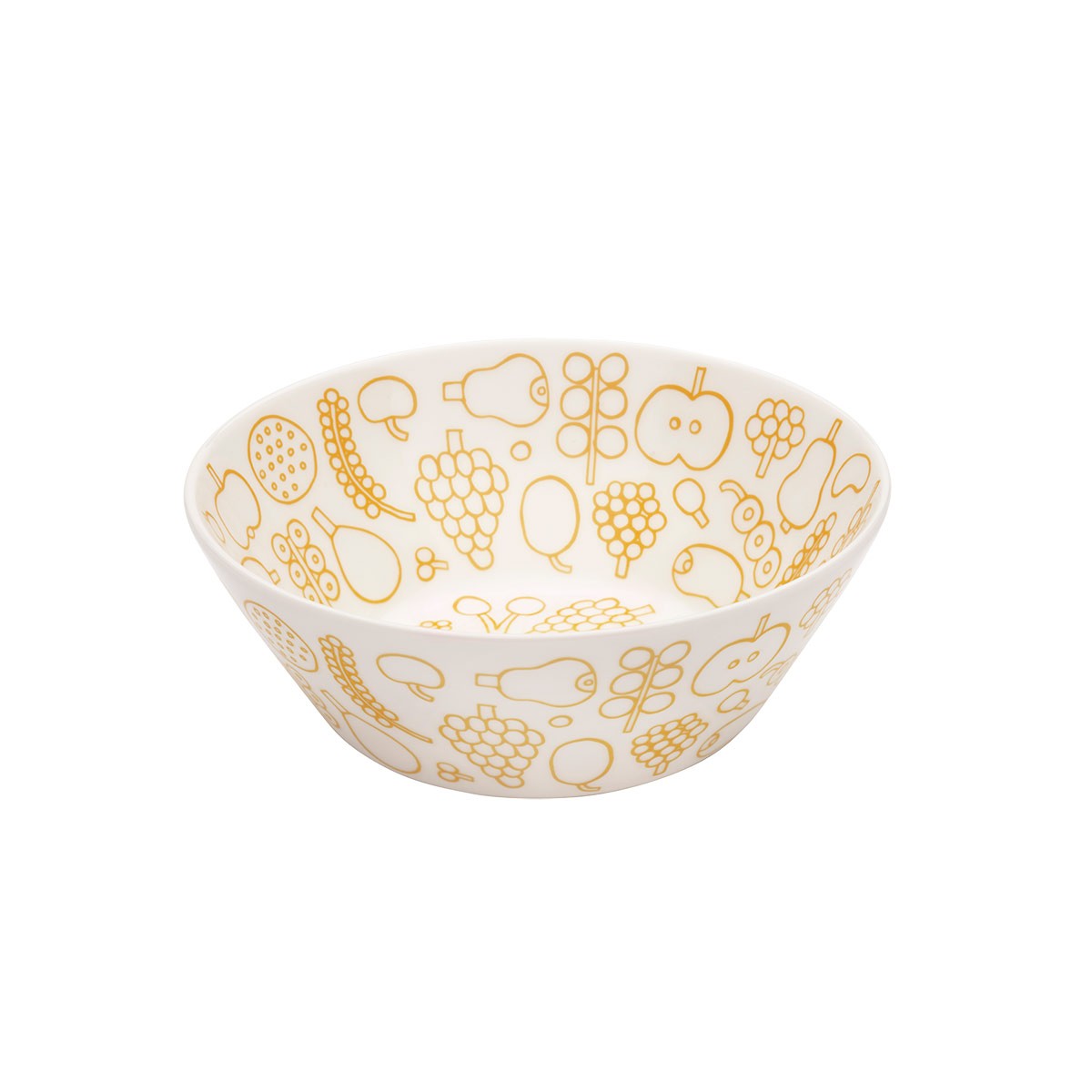 iittala Toikka Frutta White / Yellow Bowl