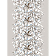 Marimekko Lumimarja gray / Blue Cotton Fabric