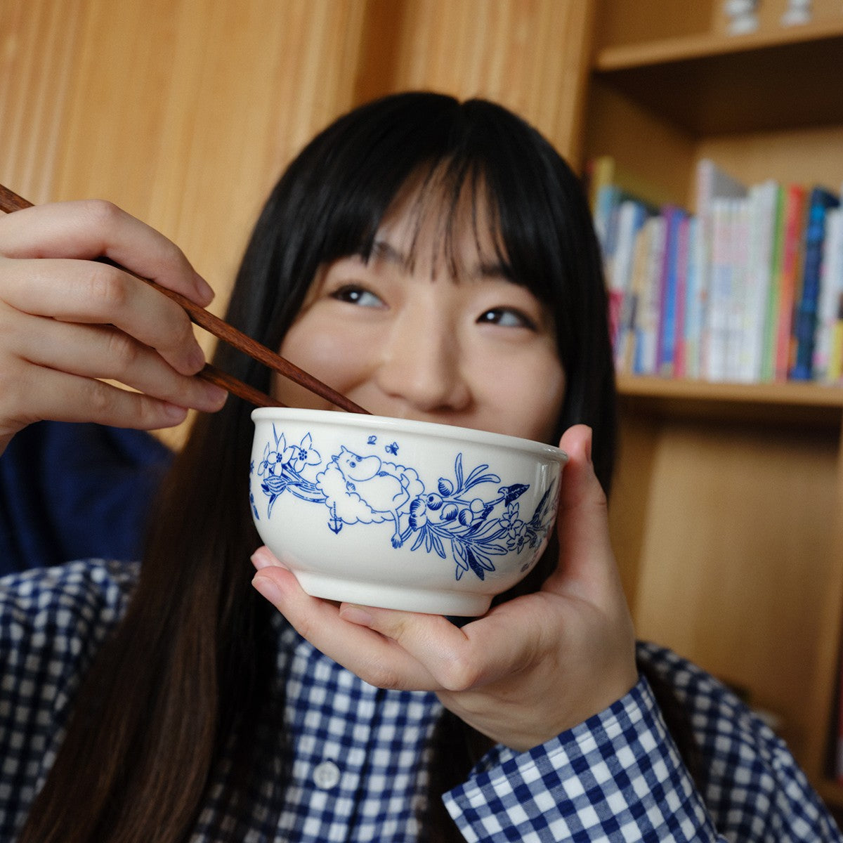 Arabia Moomin Haru White / Blue Small Bowl