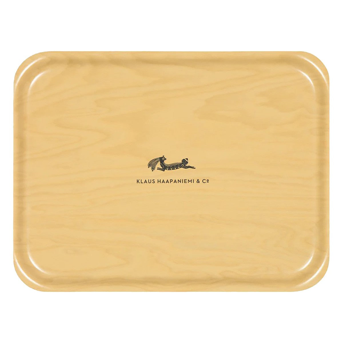 Klaus Haapaniemi Rabbit Brown / Green Large Tray