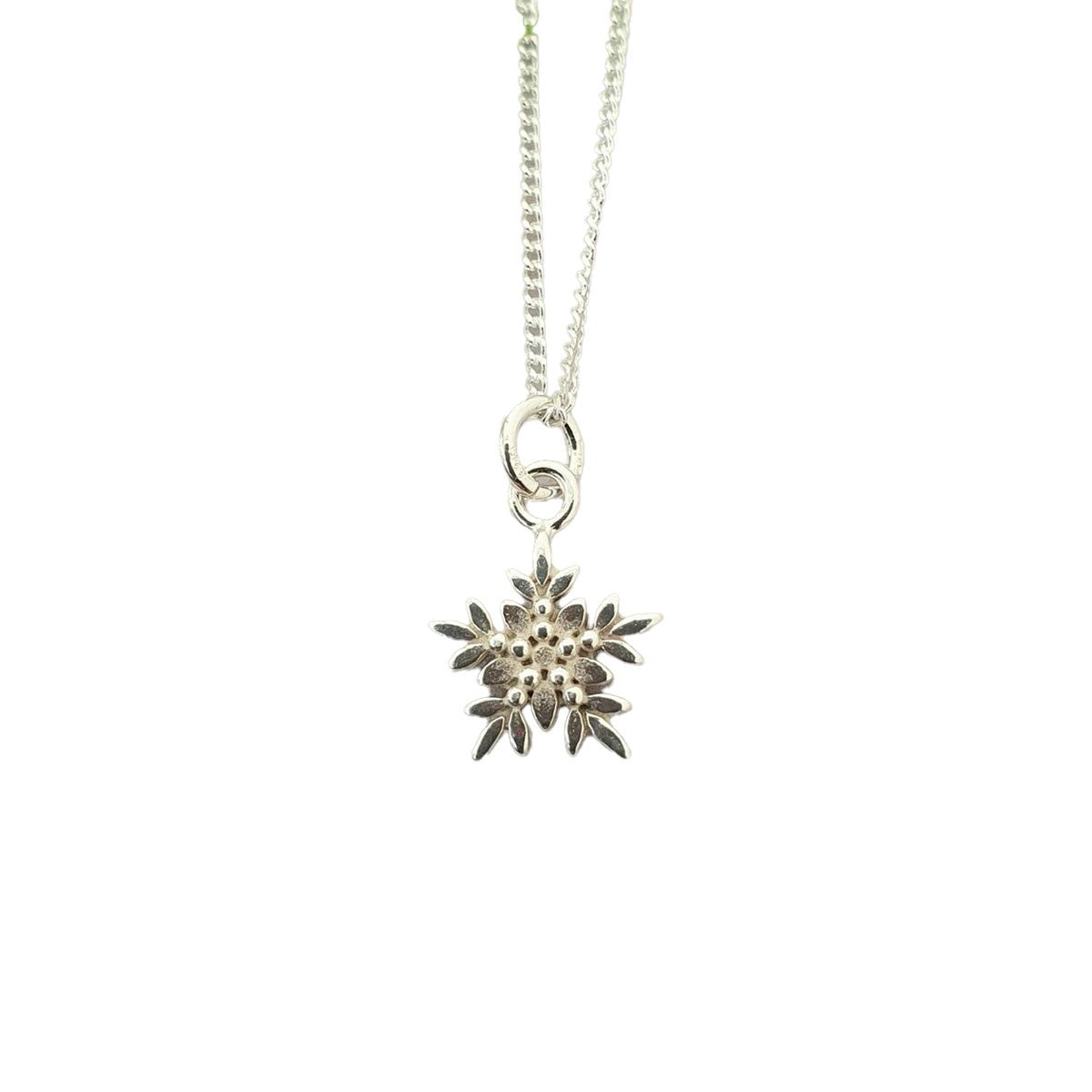 Korunilo Arctic Flower Silver Necklace