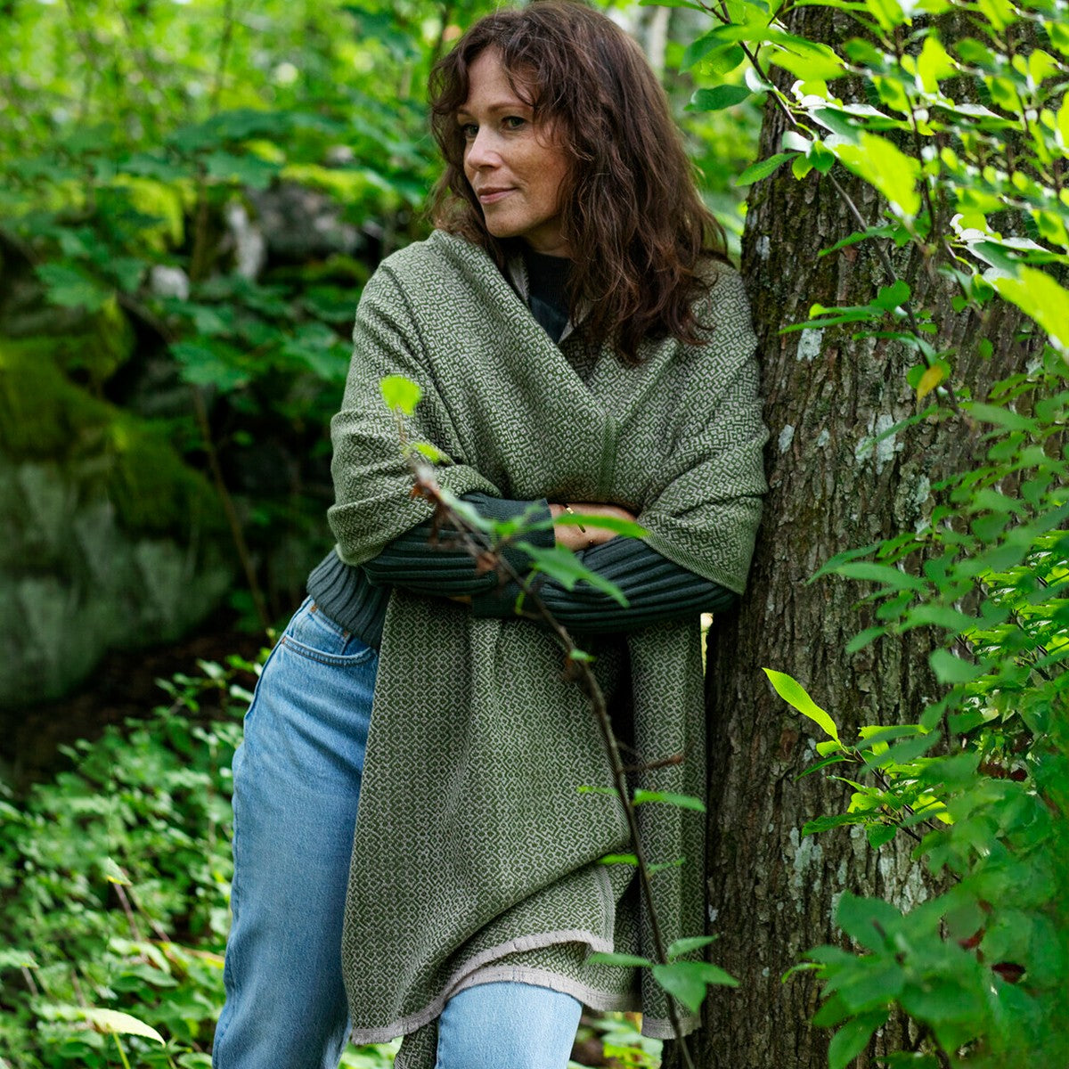 Lapuan Kankurit Koli Olive / Beige Scarf