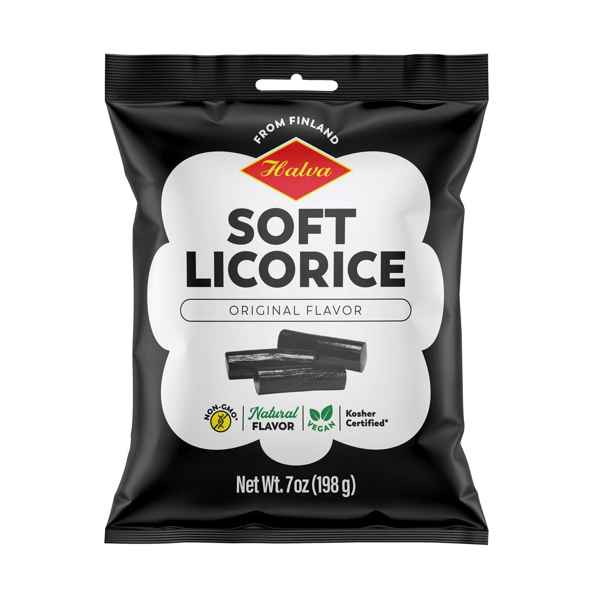 Halva European Style Black Licorice