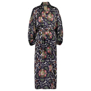 Klaus Haapaniemi Navy / White / Pink Midsummer Night Silk Kimono - One Size