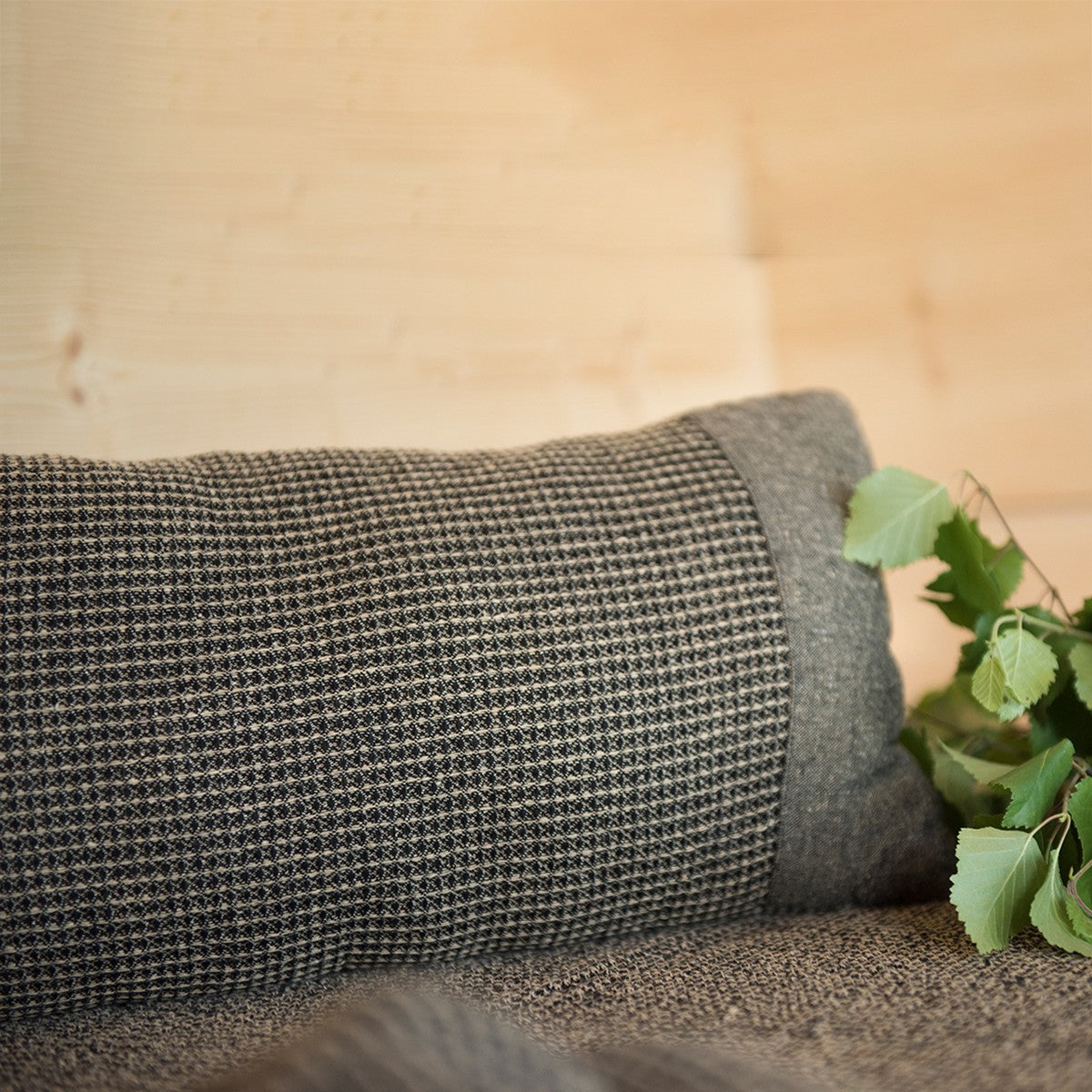 Rento Kenno Brown / Black Sauna Pillow
