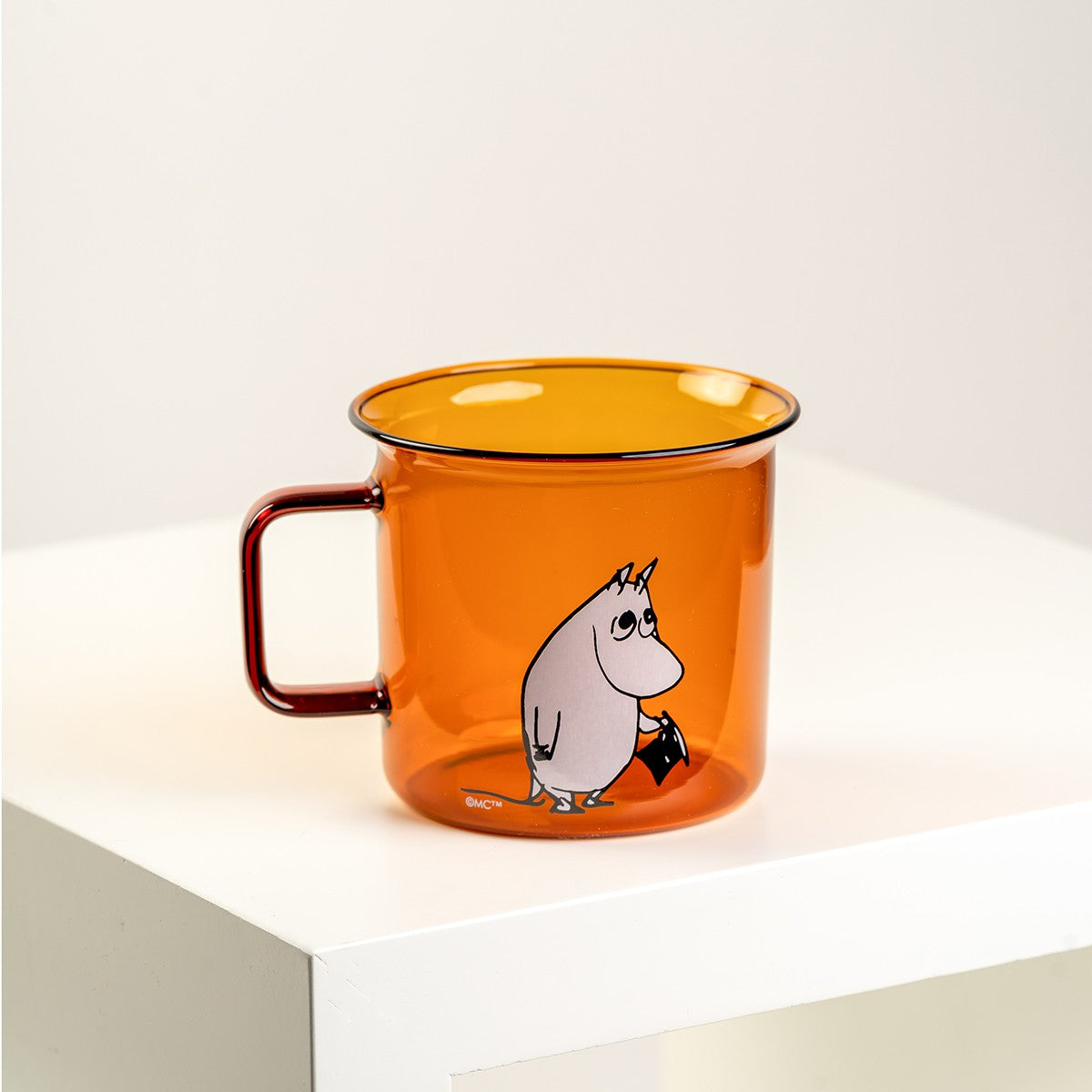 Muurla Moominpappa Amber Glass Mug