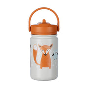 Pentik Metsanvaki Light Brown / Orange Children's Water Bottle