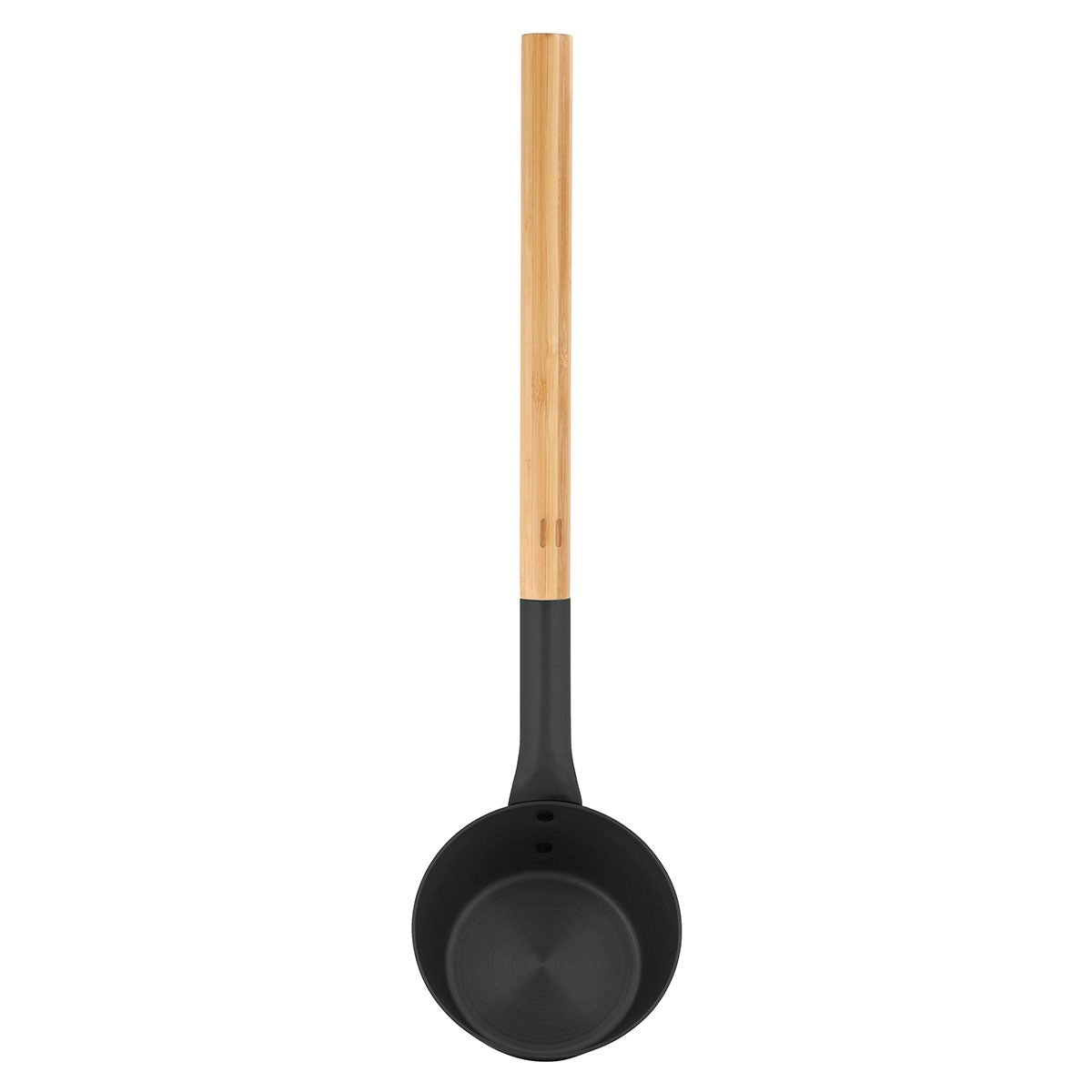 Rento Aluminum / Bamboo Black Sauna Bucket & Ladle Set