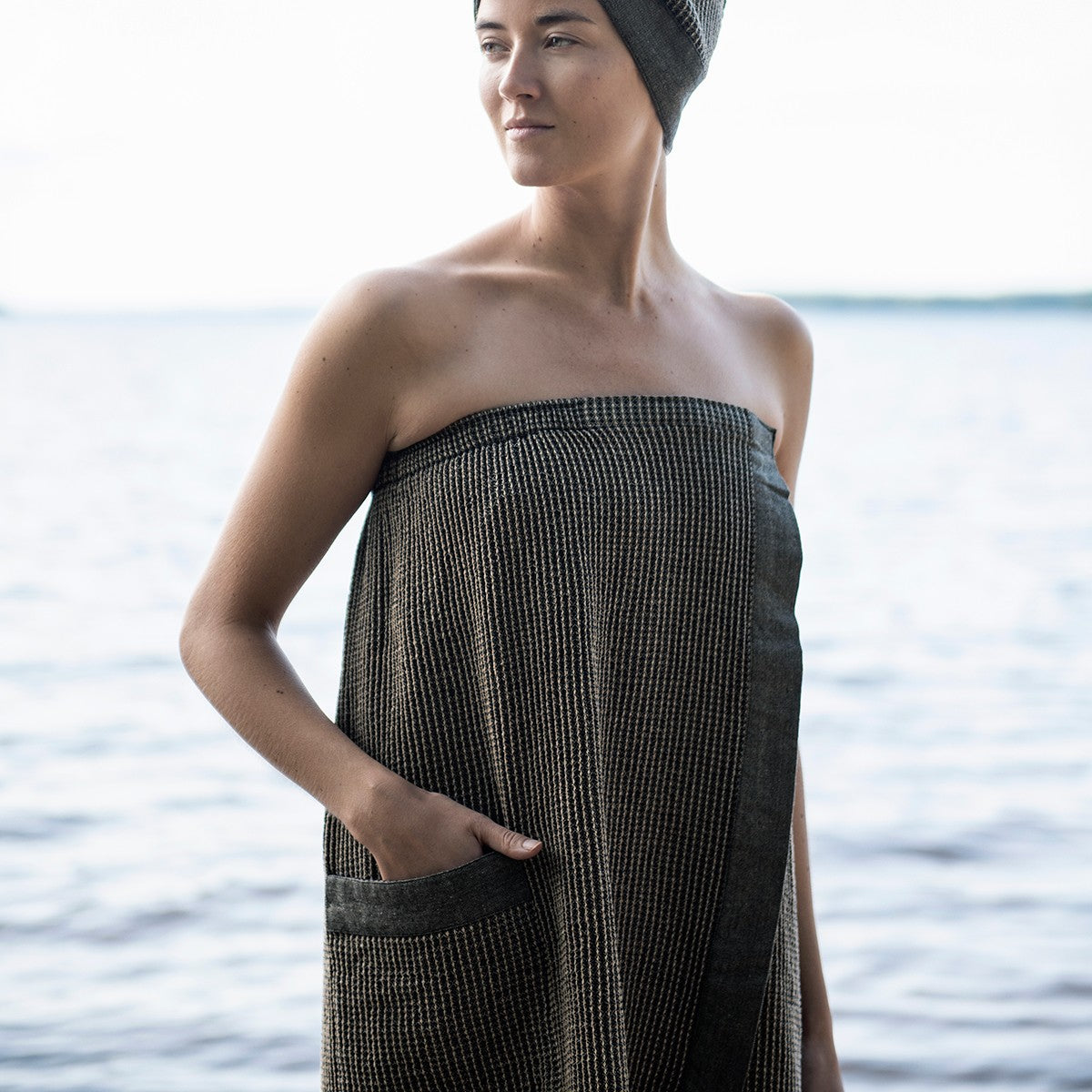 Rento Kenno Brown / Black Sarong Towel